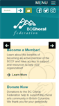 Mobile Screenshot of bcchoralfed.com